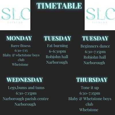 SLC Fitness Timetable